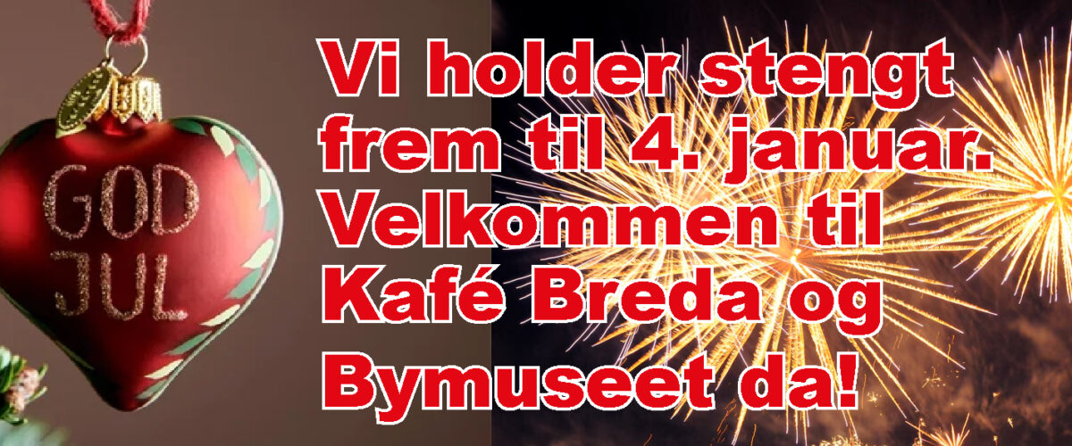 Jule- og nyttårsstengt